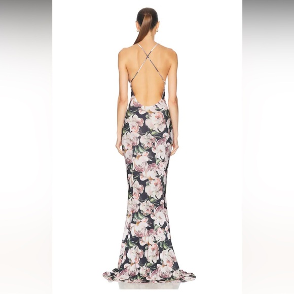 Norma Kamali Sleeveless Low-Back
Slip Fishtail Gown - Size S - Picture 8 of 16